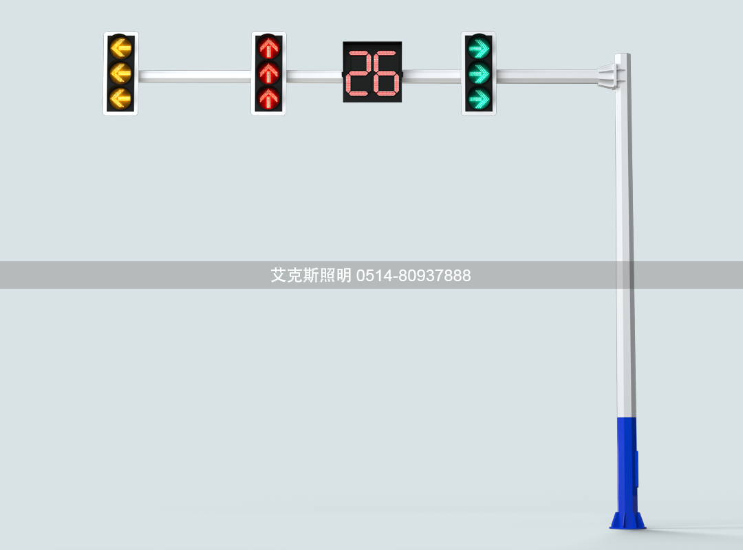 L型單懸臂八棱錐度信號燈桿