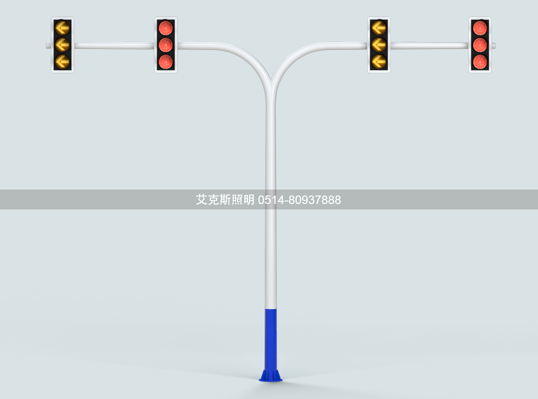 Y型自彎雙挑信號(hào)燈桿